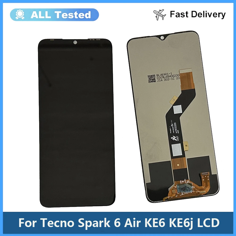 

7.0" High Quality For Tecno Spark 6 Air KE6 KE6j LCD Display Touch Screen Digitizer Assembly For Tecno Spark6 Air LCD Display