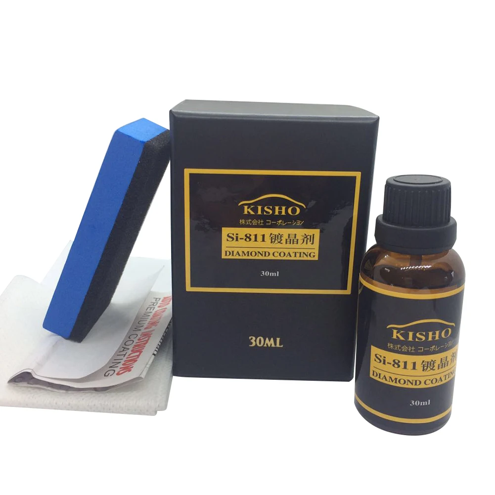 High Gloss Ceramic Car Na&Anti-scratch Car Polish Exterior Care Paint Sealant 9H Hardness 30ML