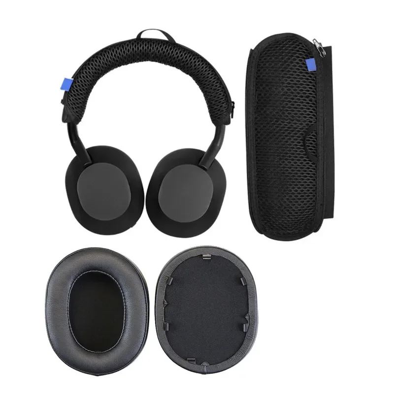 Cuffie Ricambio Cuscinetti Auricolari In Pelle Coprifascio Per Wh-1000Xm5 1000Xm5 Fascia Per Testa Cuscino Auricolare