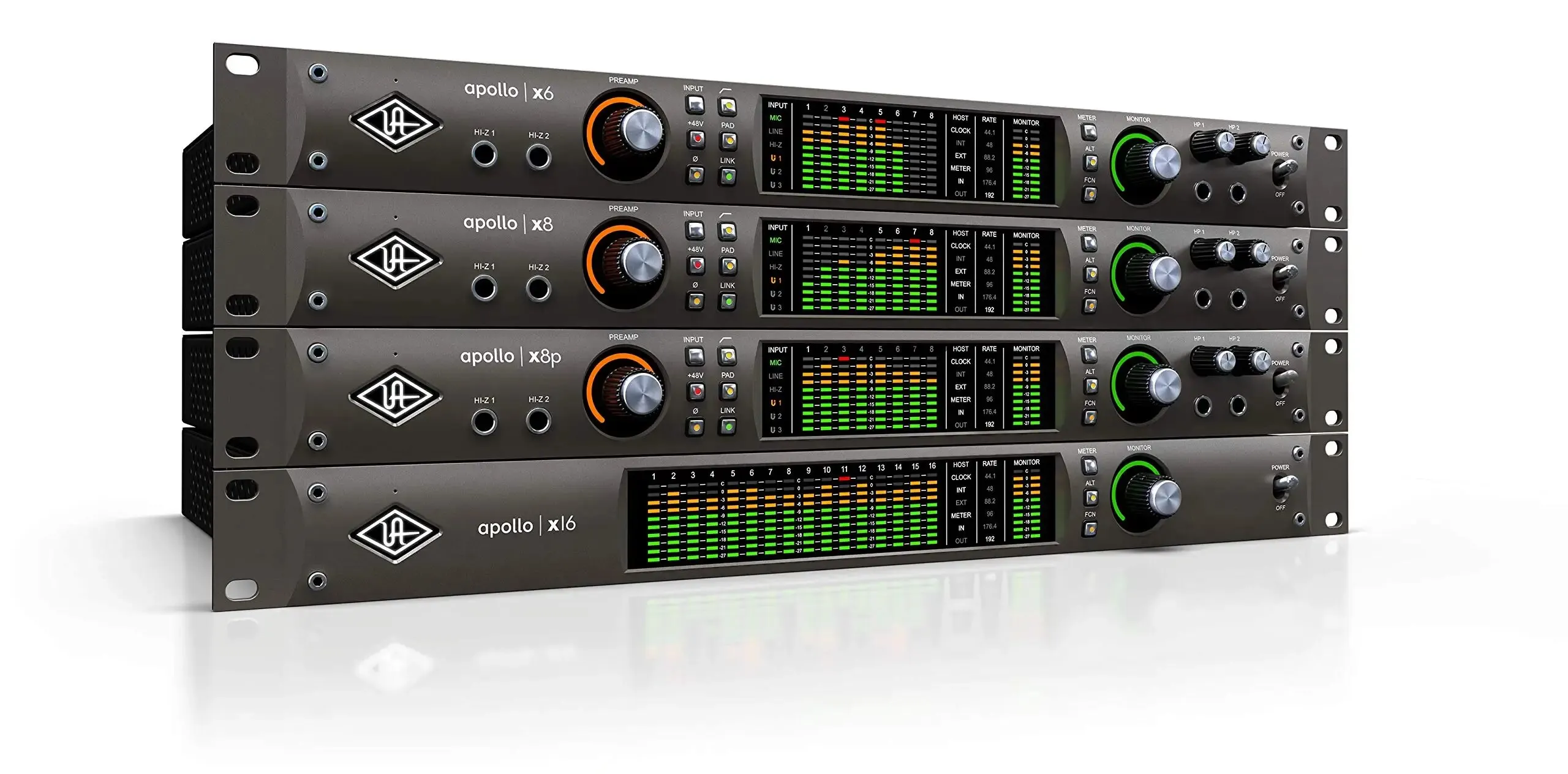 

Большая скидка, распродажа, универсальный аудио-интерфейс Apollo x8 18x24 Thunderbolt 3 с UAD DSP
