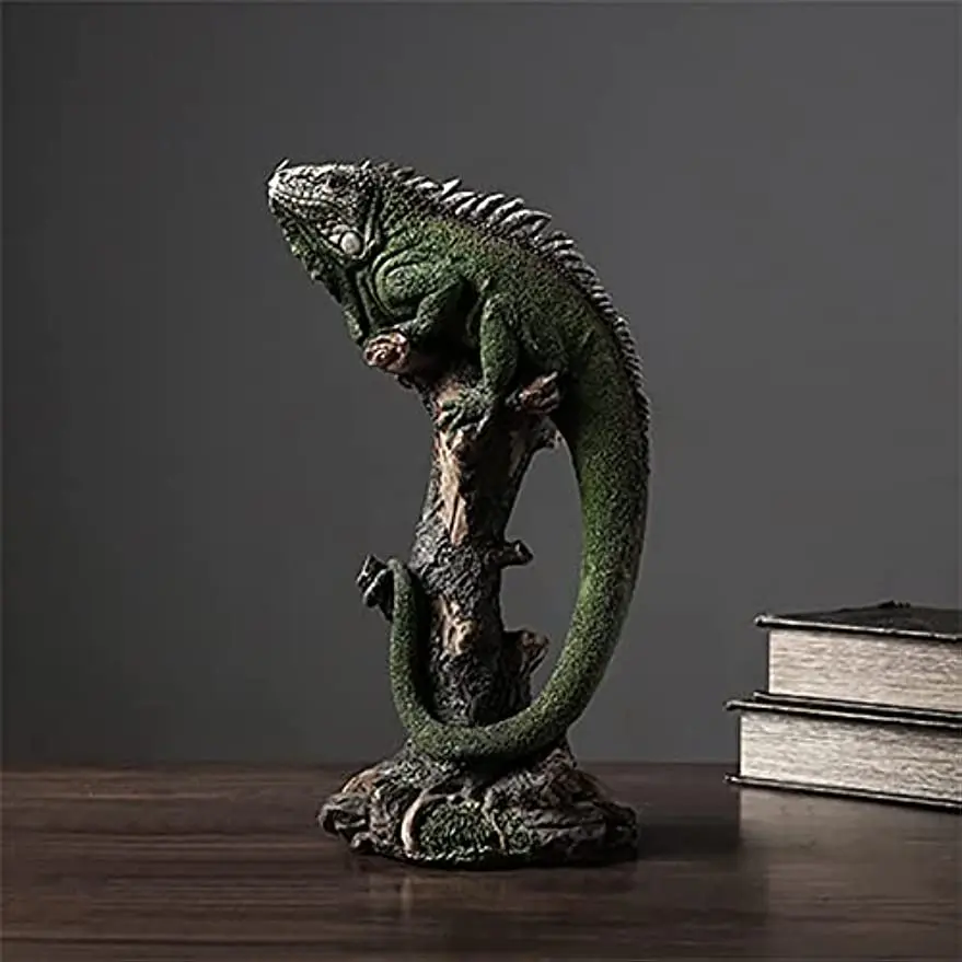 

Lizard Statue Decor Figurines for Home Decor Accents, Living Room Bedroom Office Decoration