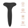 6 Pcs Comb Eyebrow Shaving Makeup Brush Silicone Spatula Women Girls Black Combs Miss 2