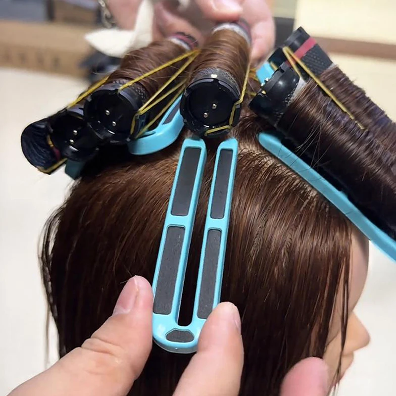 12Pcs U 자형 헤어 펌 절연 클립 다목적 강력한 홀드 내열성 헤어 볼륨 클립 살롱 홈 스타일링 도구