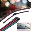 9 Sizes Universal Car Wiper Mute Car Front Windshield Wiper Soft Double Rubber Strip Windshield Windscreen Wipers Accessory 3