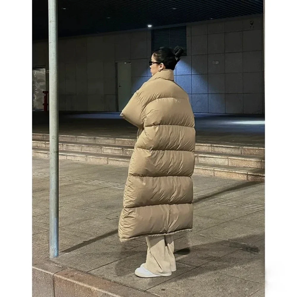 Long down jacket women new super long knee to ankle Korean thickened fashion winter jacket down jacket women winter coat women