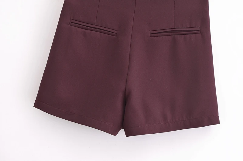 XNWMNZ 2024 Autumn New Woman's Casual Side Zipper Skirt Pants High Waist Hipster Woman Short Bottoms Ruffles Regular Fit Shorts