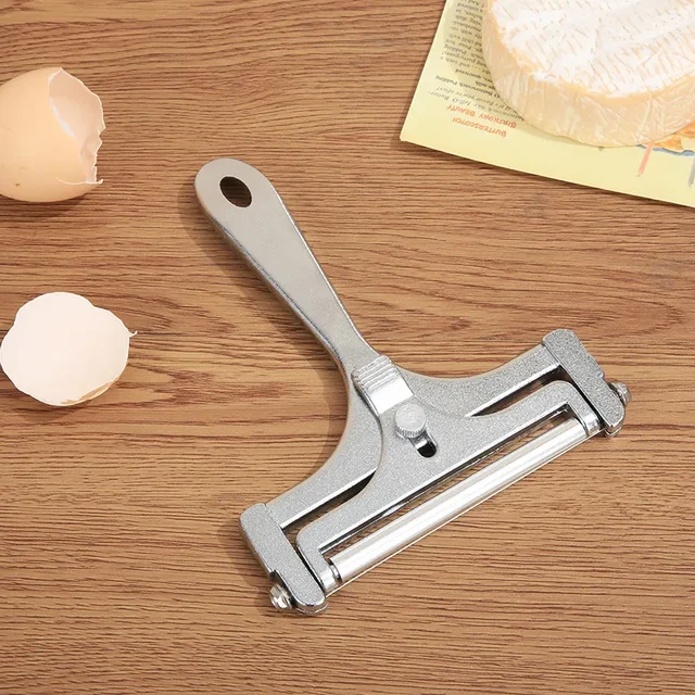 Coupe-fromage Cheddar en acier inoxydable, couteau chinois, trancheuse à gadgets, épaisseur de coupe, outils de cuisine réglables semi-élaborées 5