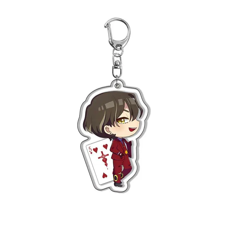 KEYRING HAN TAPUNG (BK_F) キーリング トレカ Anime HIGH CARD Keychain Finn Oldman Chris Redgrave Wendy