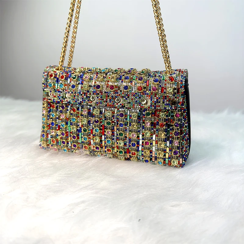JIOMAY Luxury Designer Handbags Brand Fashion Purses For Women Elegant And Versatile Rhinestone Bag Party ​Evening Clutch Bag