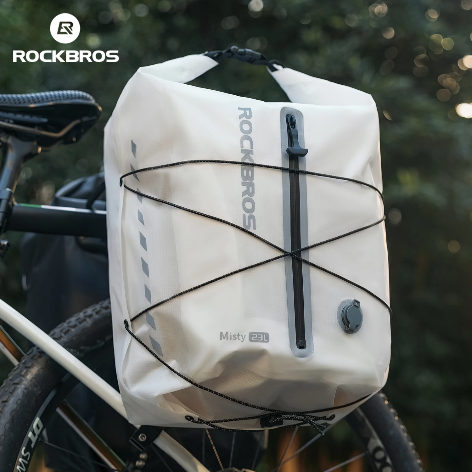 Rockbros AS-159 Waterproof Bike Rack Bag 23L Lightweight Vacuum Storage