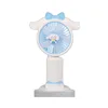 Small Fan Desktop Handheld Cartoon Cool Mini Practical Electric Fan Charging Portable Gift Office Portable Birthday Gift 5