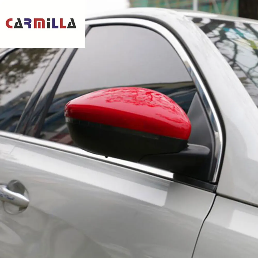 Carmilla Car Chrome Rearview Mirror Protection Cover Rear View Mirror  Covers Fit for Peugeot 2008 2014 - 2019 Parts - AliExpress