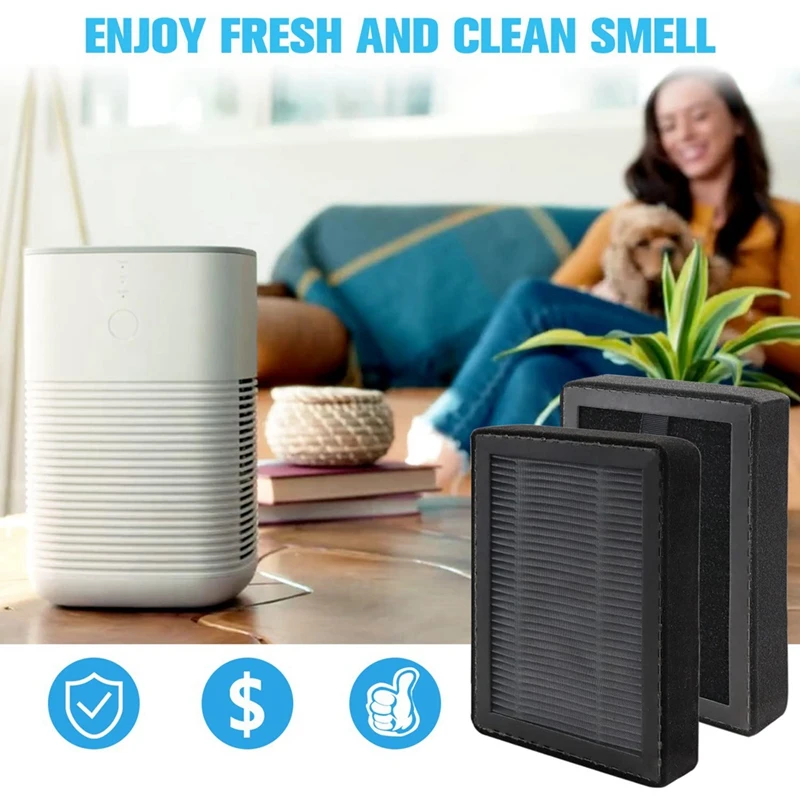 5Pcs Air Purifier Replacement For LEVOIT LV-H128-RF 3-In-1 Pre H13 True  HEPA Activated Carbon Filter 3Stage Filtration - AliExpress