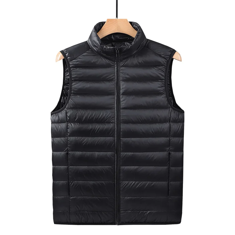 90% White Duck Down Waistcoat Men New Sports Leisure Warm Sleeveless Down Vest Jacket Comfortable Lightweight Breathable Vests