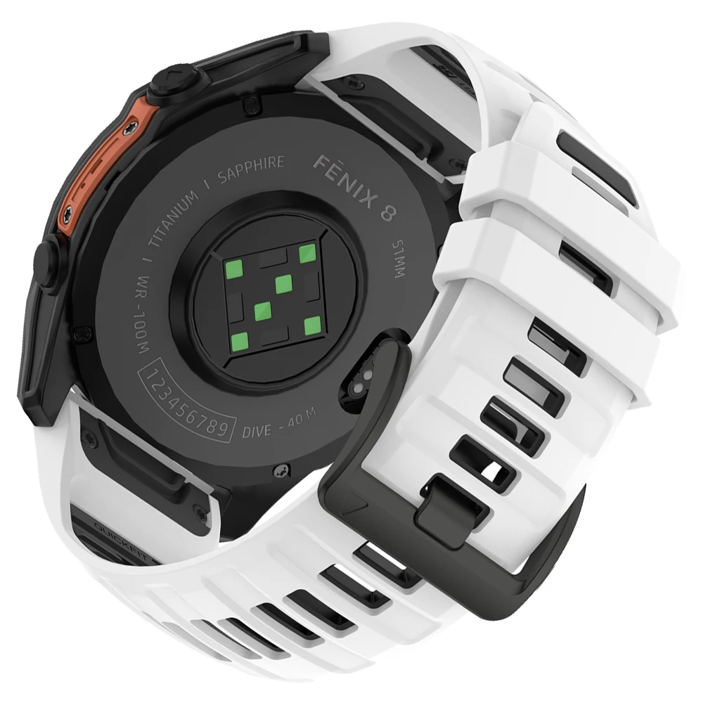 Durable Silicone Sports Watch Band - QuickFit Design