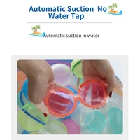 Reusable Water Balloons Magnetic Quick Fill Water Balloon Refillable Self Sealing Water Bomb Splash Balls for Kids Swimming Pool 2