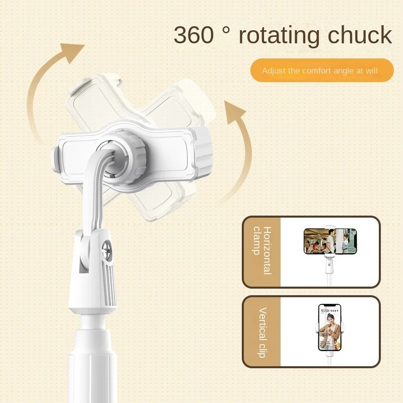 DualCamera Stand Desktop Live Streaming Stand Mobile Phone Stand Floor Lazy Watch Drama Mobile Phone Tablet At The Same Time Use