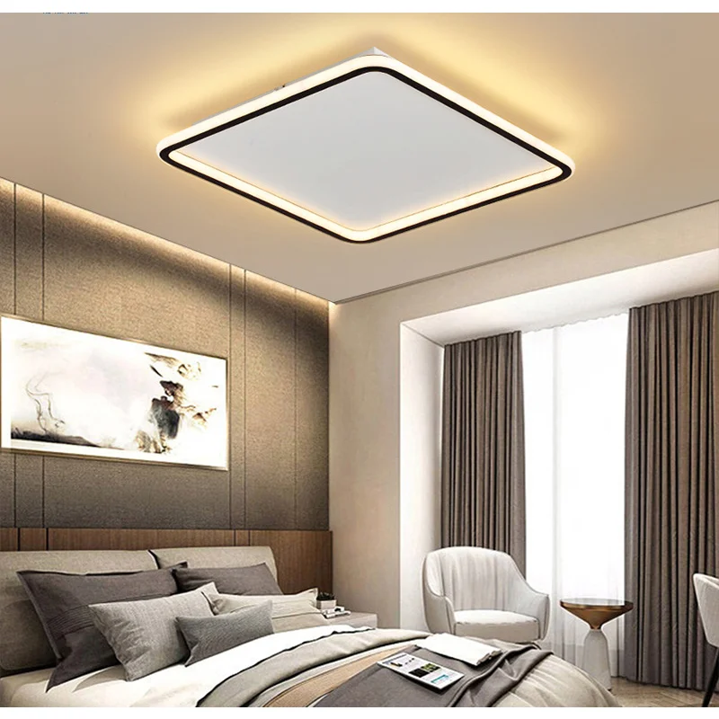 

Современный ультратонкий Светодиодный потолочный светильник, лампы для спальни, кухни, балкона, комнатное украшение для дома, лампы, держатели для Techo