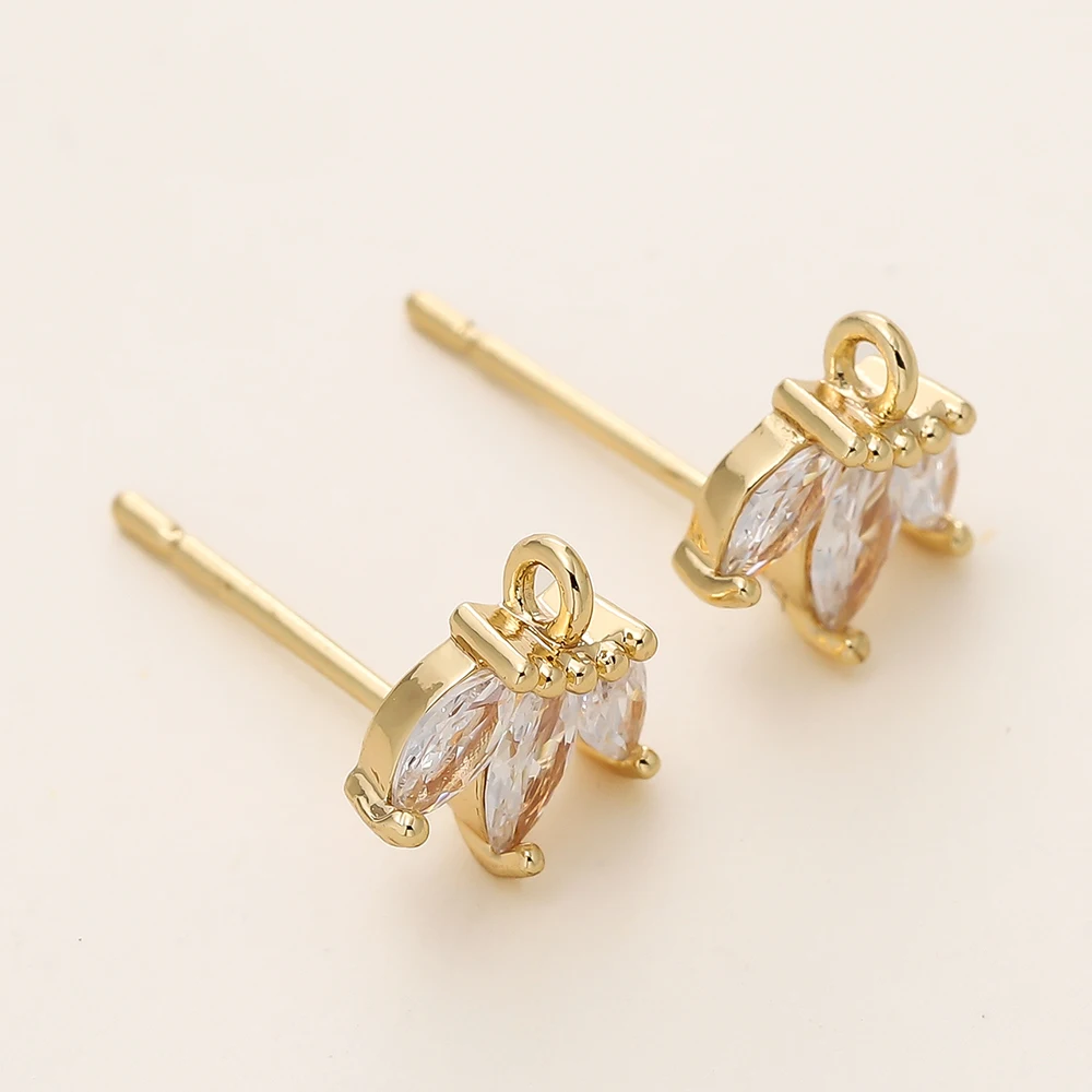 Dos De Boucles Plat 4 Supports De Boucles D'oreilles Pour Oreilles Tombantes - En Cuivre Argenté - Taille 1,3x0,8cm Fermoir Boucle Oreille Amazon