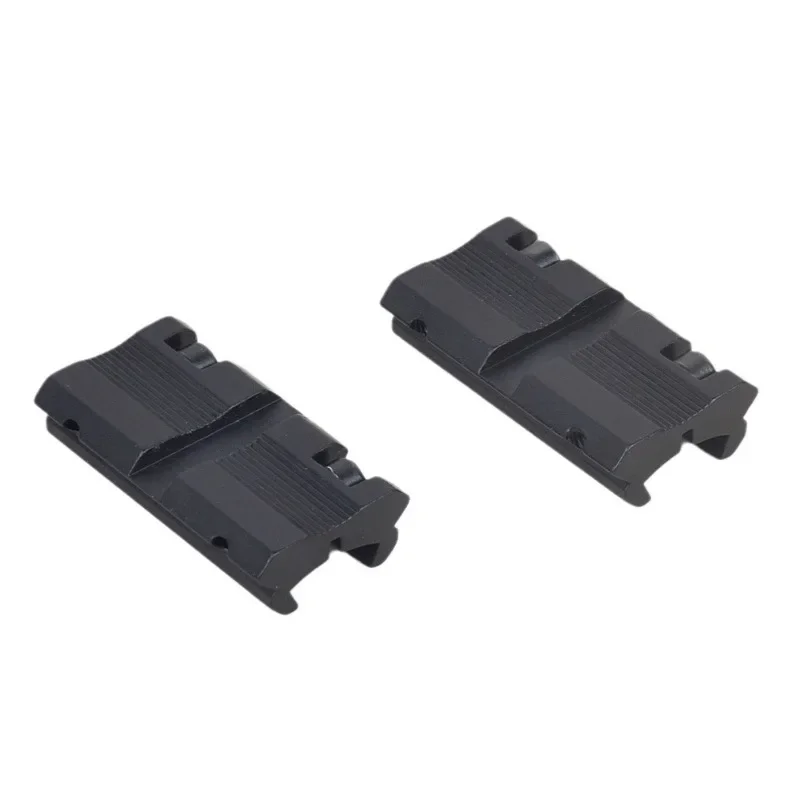 Weaver Picatinny Adapter 11mm Dovetail 2Pcs CNC Aluminum Mount Base 9.5mm-10mm Mini Clamp Red Dot Sight Converter scope mount adapter,sling swivel adapter,picatinny rail accessories,rail adapter,tactical sling adapter,sling adapter,sling attachment adapter,threaded adapter
