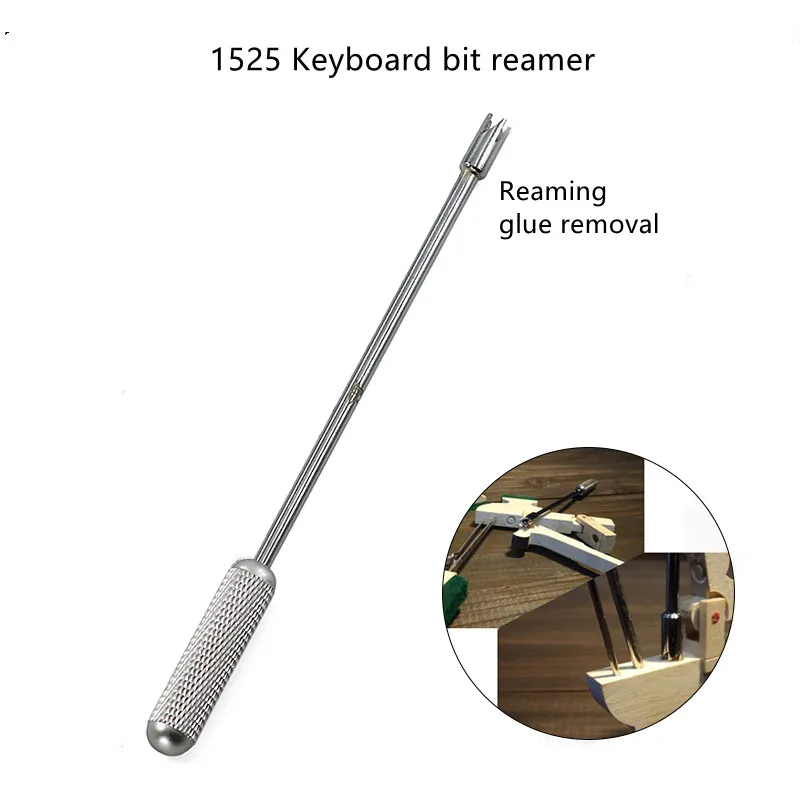 piano keyboard repair tuning tool 1525 Keyboard bit reamer lommi piano cork bridle straps for piano repair usage piano bridle straps piano tuning tool piano repair maintenance restoration