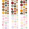 Tape Stickers DIY Stickers Colourful Circular Patterns Handbook Decoration Materials Stickers Tape Journal Stickers Tape 5