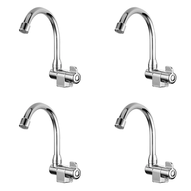 

4X Caravan Boat 360 Degree Rotation Copper Basin Faucet Folding Cold Water Faucet Tap Kitchen Bathroom