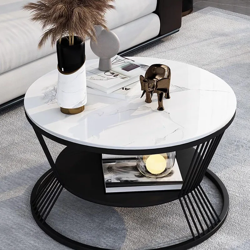 

Vintage Simple Coffee Table Design Cabinet Industrial Irregular Italian Coffee Table Extension Mesa Auxiliar Decoration Home