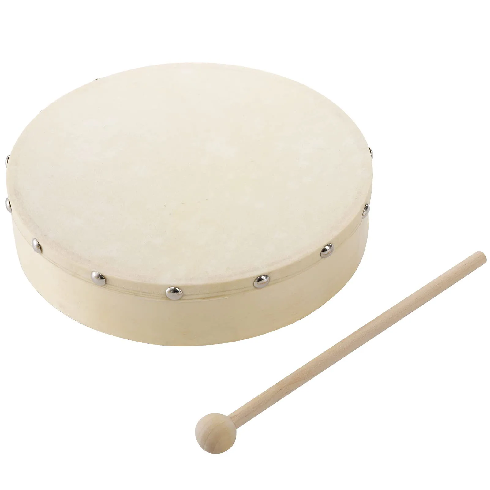 Hand Drum Musical Drum Percussion Instrument Wood Set Musical Instrument With Stick Educational Percussion