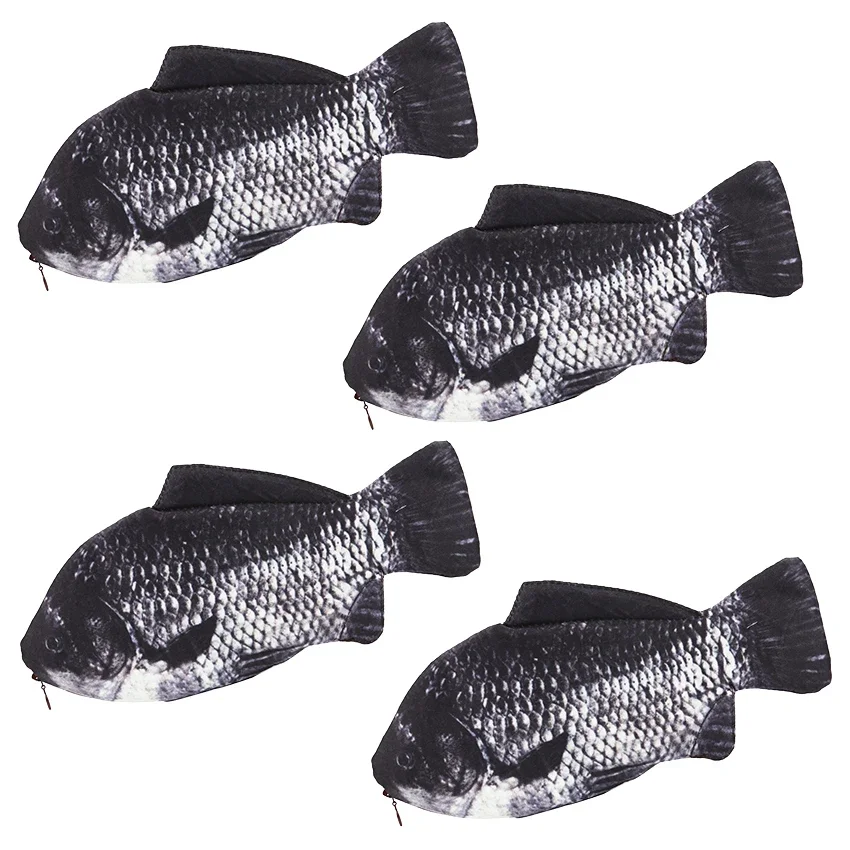 Pencil Cases 1PC Creative Fish Pencil Box Large Capacity Upgrades Pen Case School Gift Fun Fountain Pen Bag School Supplies