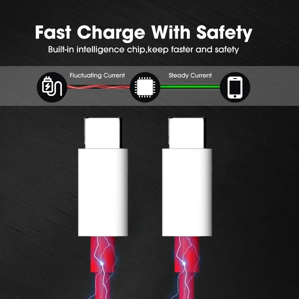 65W 6A PD3.0 Super Fast Charging USB C Cable For OnePlus 13 11 10 9RT 9R 8 7 Pro 7T Warp Charge Quick Charge Data Wire Cord