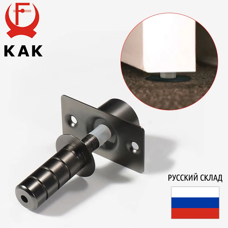Magnetic Door Stopper KAK Brass Door Stops Heavy Duty Door Holder Magnetic Invisible Stopper Catch Hidden Stainless Steel Stop Hardware