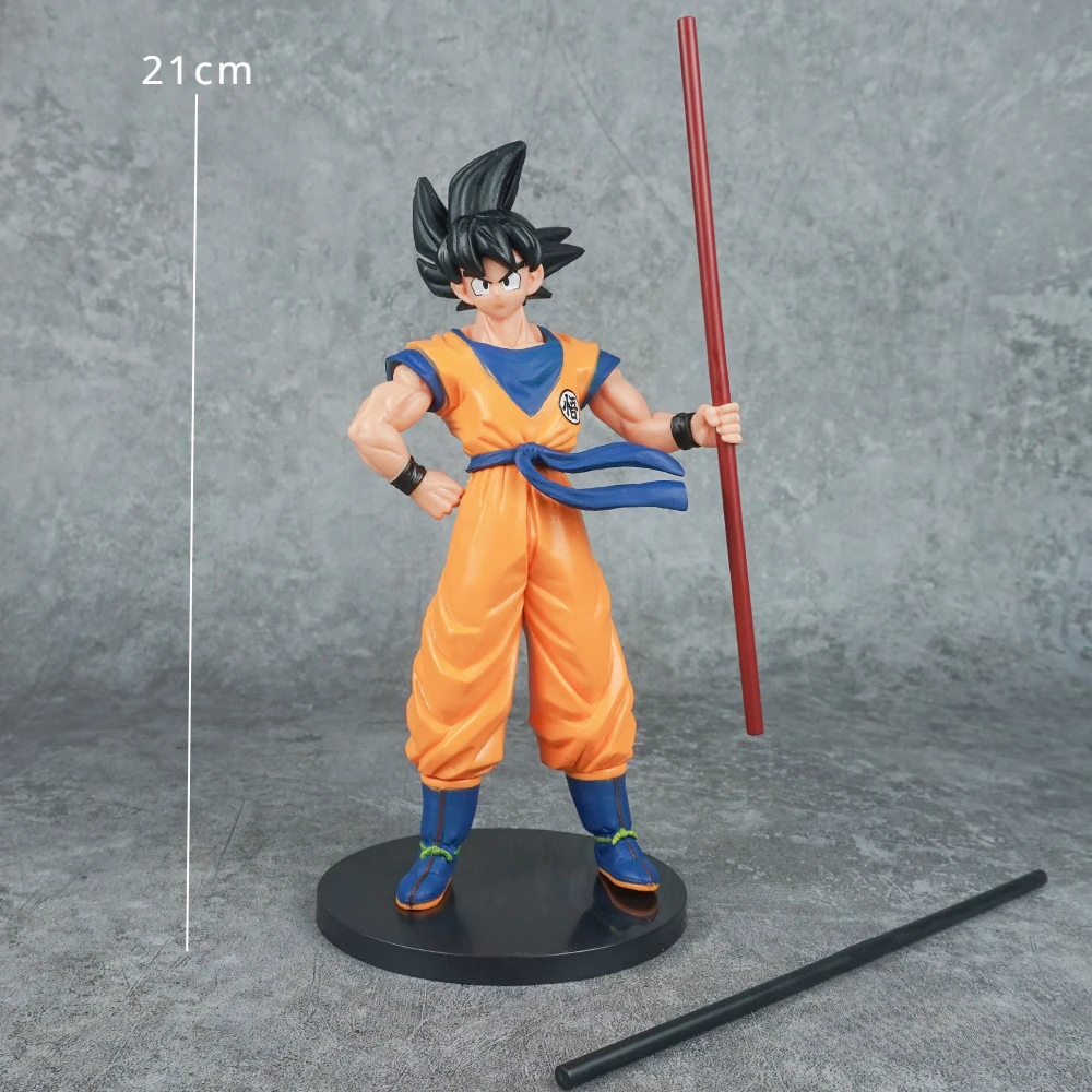 

NEW Dragon Ball Son Goku Super Saiyan Anime Figure 22cm Goku DBZ Action Figure Model Gifts Collectible Doll Kids Birthday Gift