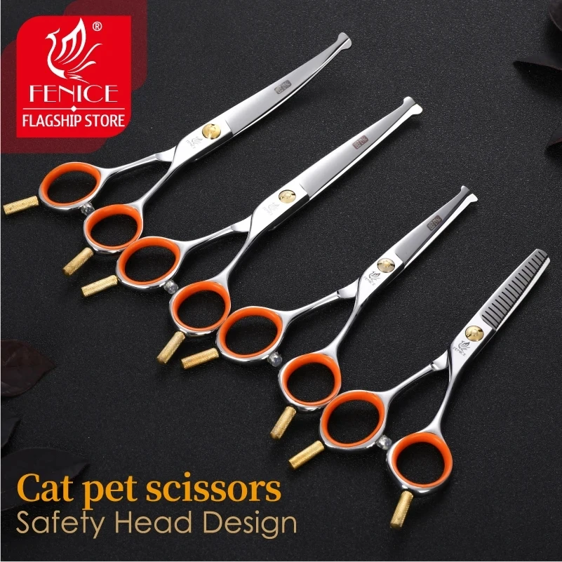 Dog Grooming Scissors 4.5 Safety Round Tip for Pet Dog Cat