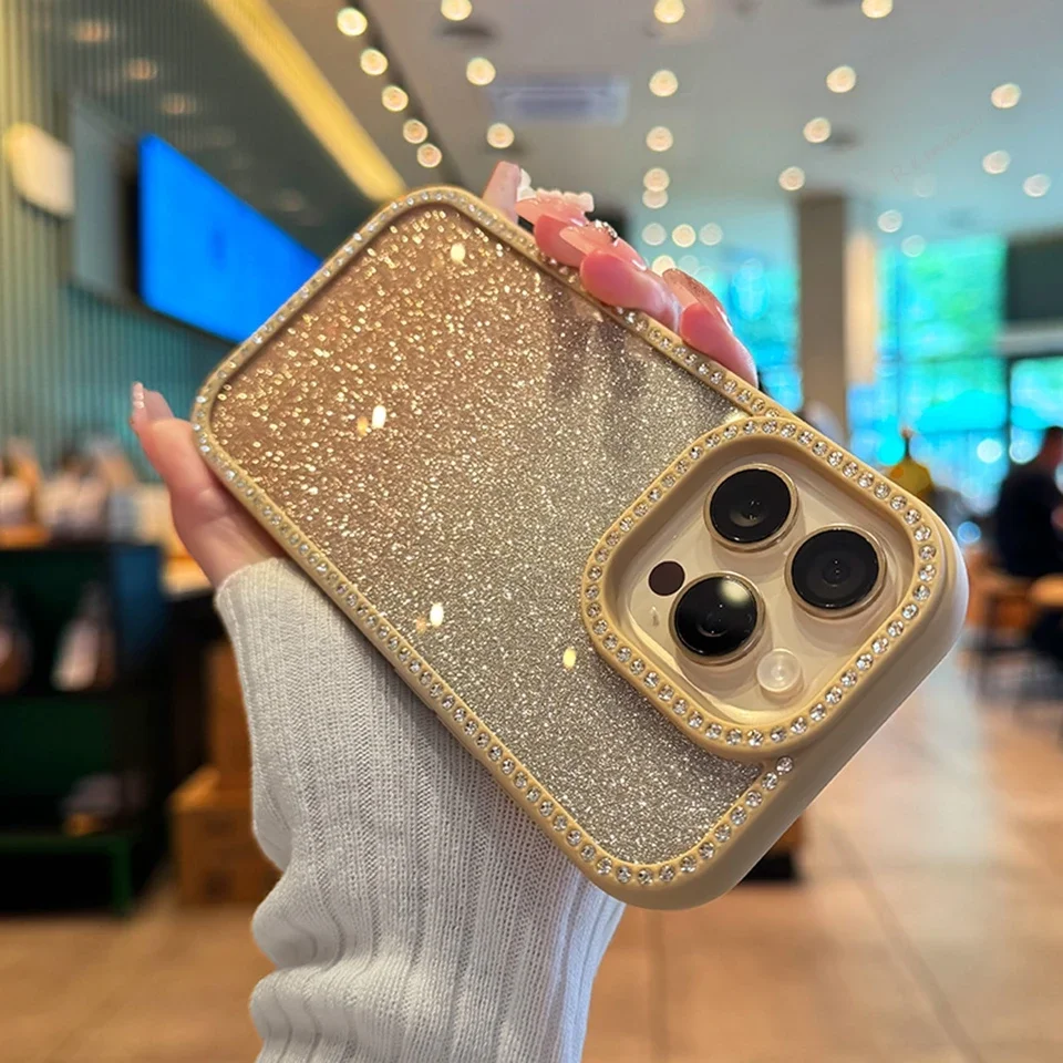 Luxe Bling Glitter Shockproof Transparent Phone Case