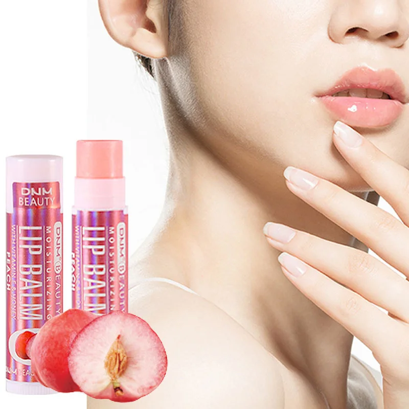 1 Pack Fresh Fruit Lip Balm Lip Oil Moisturizing Clear Sheer Lipstick Long Lasting Moisturizing Lip Gloss Cosmetics Multicolor