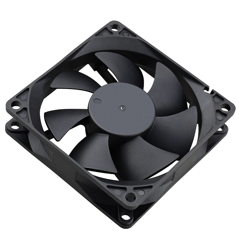 Ventilador Cooler da Cpu 80 mm 8cm 2pin Radiador 80x20 mm dc 12v 24v Computador sem Escova Silencioso Ventilador Axial de Refrigeração do pc Pcs Gdstime8020 - Imagem 5