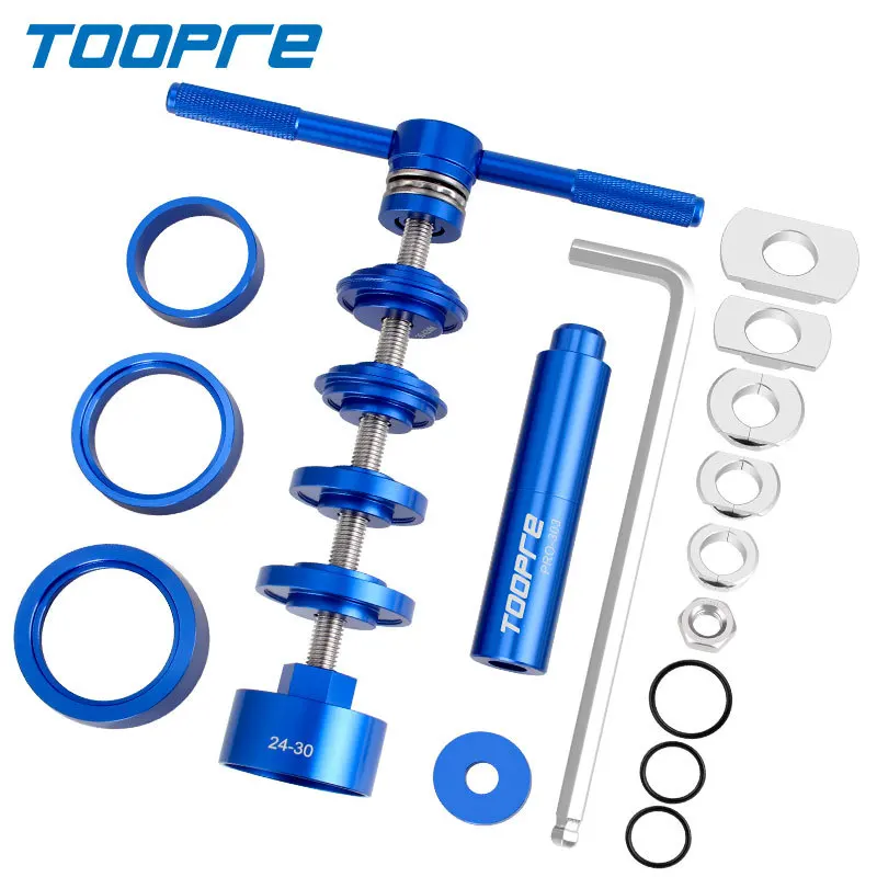 투프레 자전거 바텀 브래킷 베어링 제거 및 설치 도구 (MTB 로드 바이크 BB 프레스핏 24mm 30mm BB86 BB30 BB92 PF30 수리 키트)