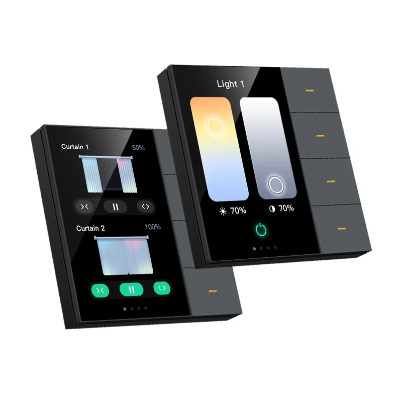 สวิตช์อัจฉริยะ Tuya หน้าจอ 3.5 นิ้ว ควบคุมผ่านแอป Tuya รองรับ Zigbee ควบคุมฉาก ควบคุมสี ปรับความสว่างได้ 1