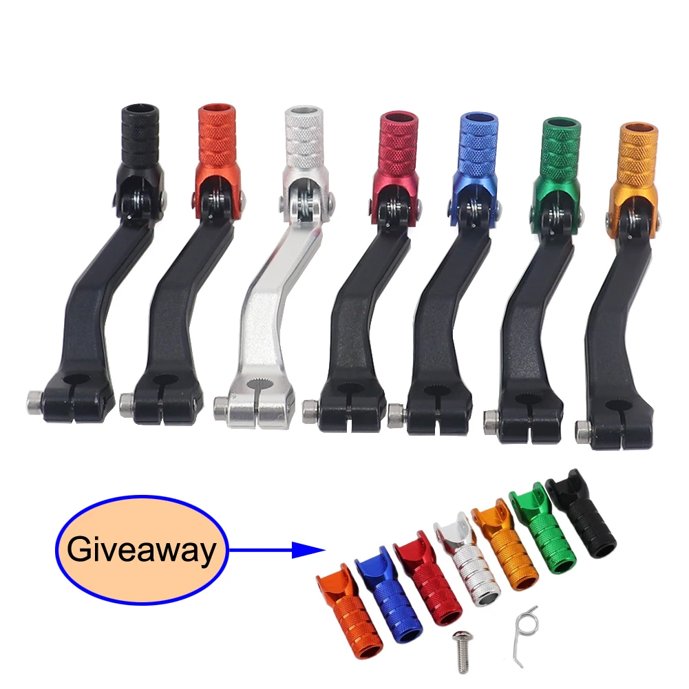 Motorcycle Cnc Aluminum Folding Gear Shift Lever Fit Kayo Apollo Bosuer 110/125/140/150/160/250Cc Dirt Bike Pit Bikes