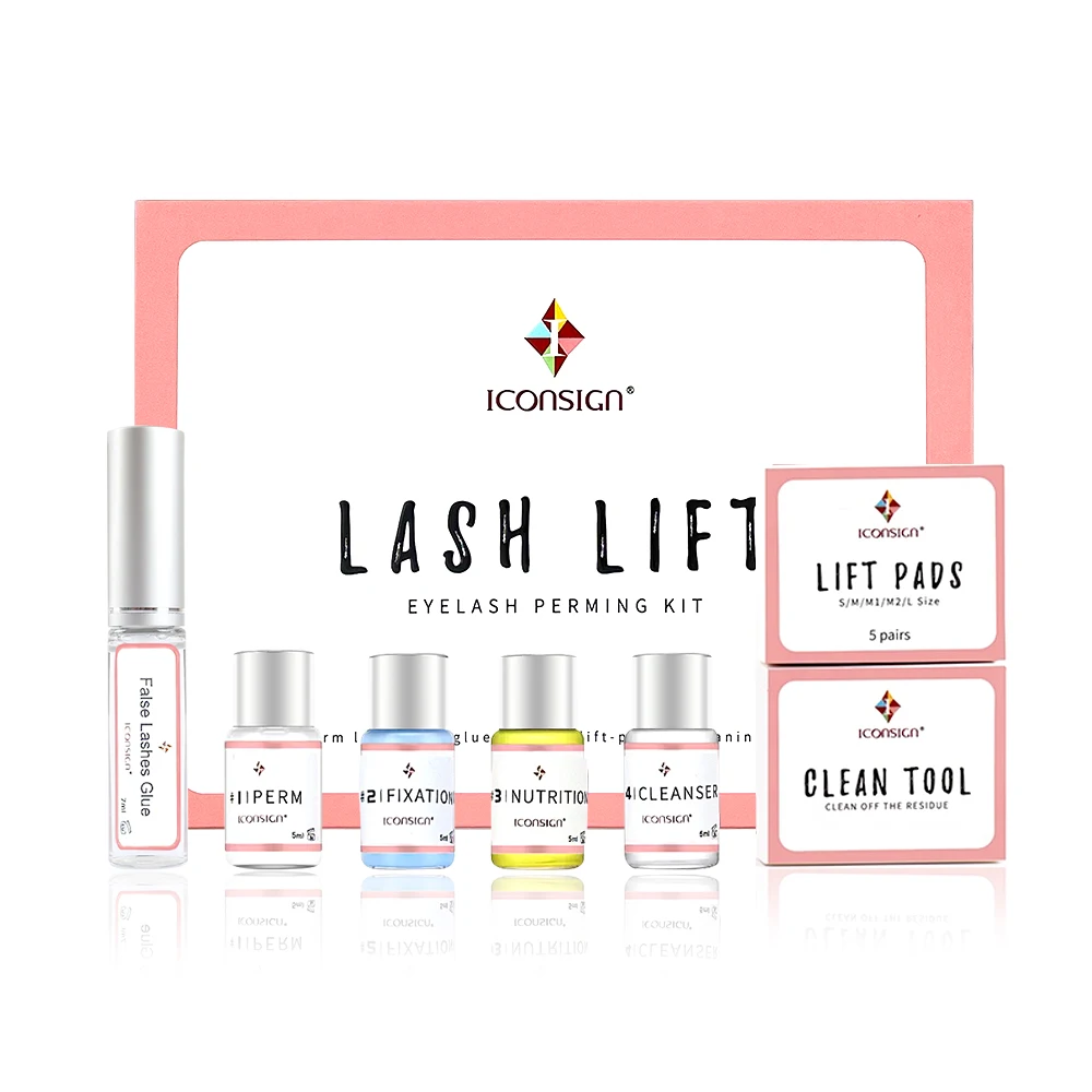 Iconsign Upgrade Lash Lift Kit Lashing Brow Semi Permanente Curling Permanente Wave Ciglia Perm Durata 6-8 Settimane Dropshipping
