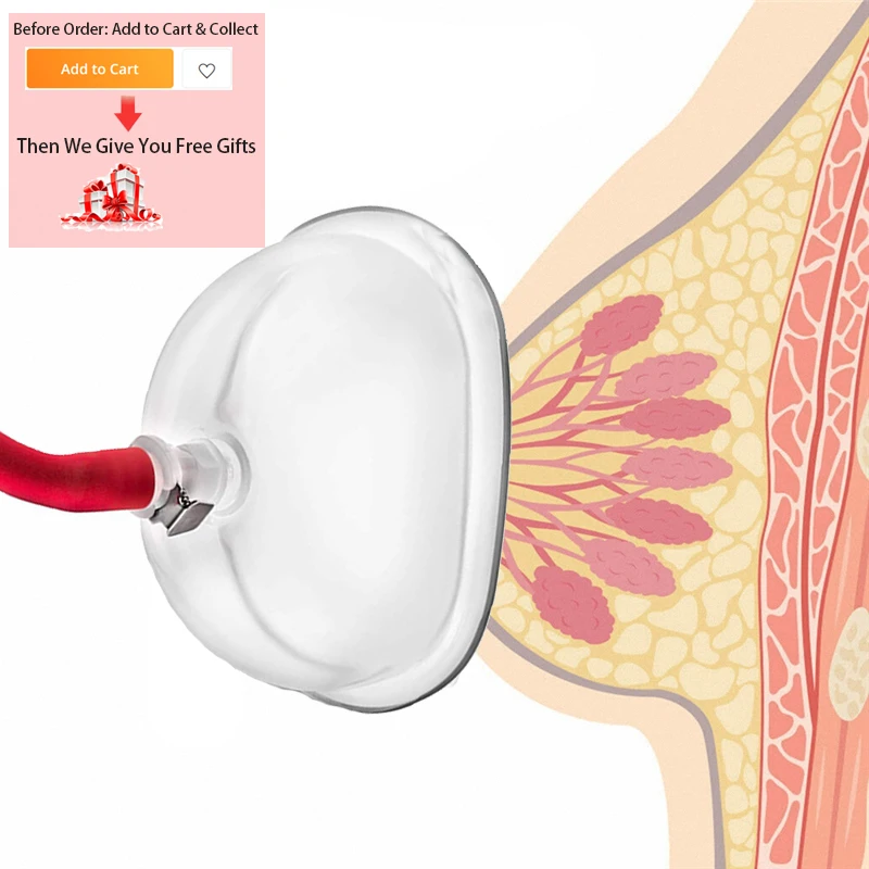 Pussy Pump Nipple Enlarger Sucker 2 In 1 Vagina Sucking Cup Sex Toys for Women Clit Stimulator Vacuum Pumps Massager Masturbator
