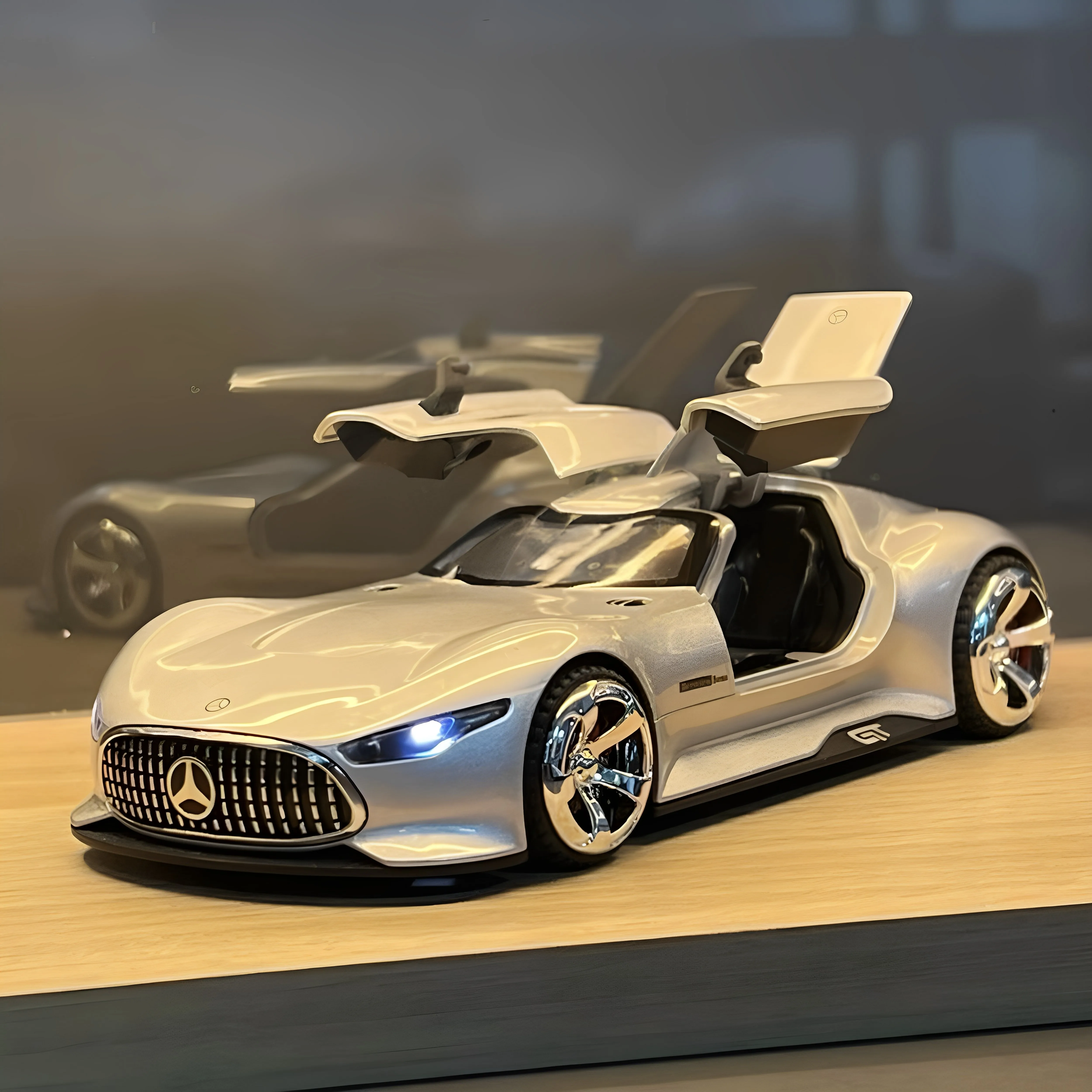 신제품 벤 AMG GT 합금 자동차 모형 시뮬레이션 스포츠카 어린이 장난감 자동차 남자아이 장식품 수집 선물