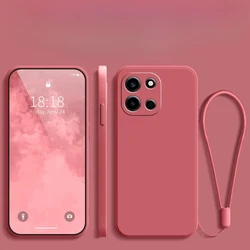 Enhanced Protective TPU Matte Shockproof Case with Lens Protection and Lanyard Attachment for Onrplus Nord 6 (SZ Red)