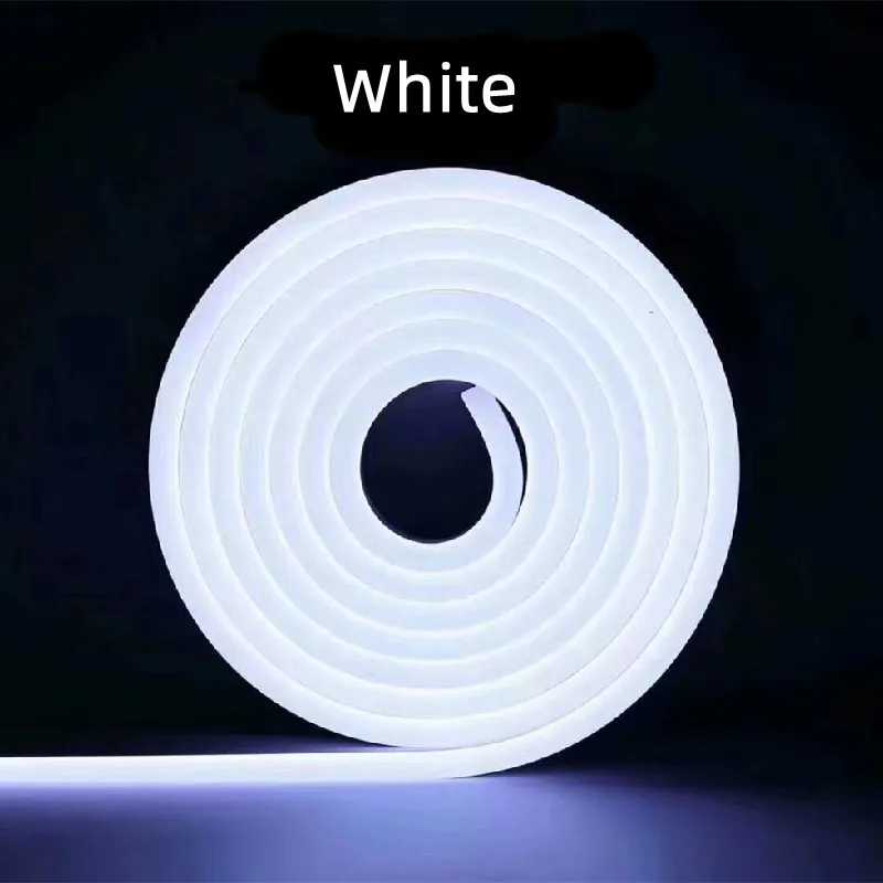 Dc12v Neon Led Strip 5m Smd2835 120leds/m Waterproof Flexible Rope Tube  Sign Light For Ktv Bar Shop Home Xmas Holiday Decoration - Led Strip -  AliExpress