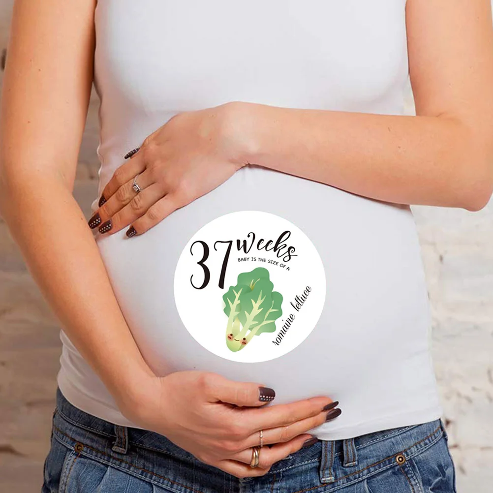 

28 Pcs Pregnant Women Shooting Props Logo Stickers Photo Belly Pregnancy Decals Maternity High-end Self-adhesive Baby