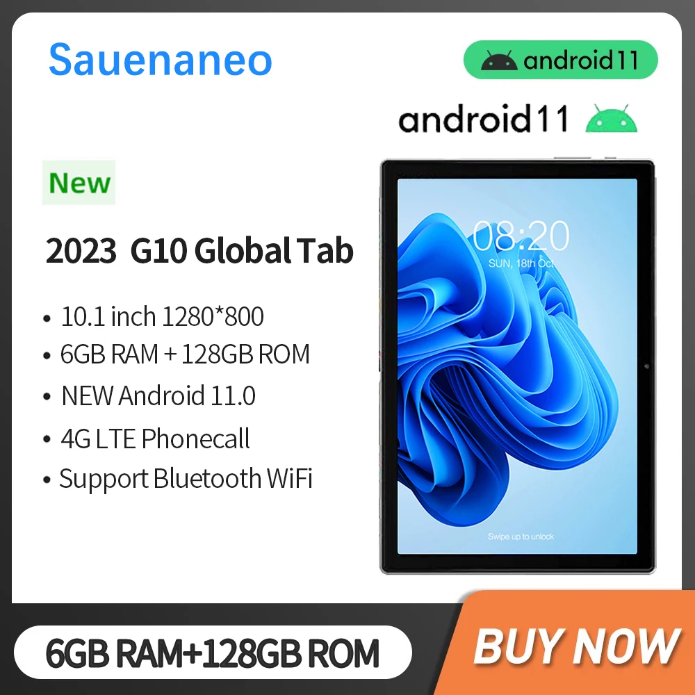 Global Version Tab G10 Original 2023 Tablets 10.1 Inch 6GB + 128GB Android 11.0 Dual Card 4G Calling Online Classroom Tablets matepad pro 10 1 inch global version tablet network 10 core tablets osu mt6788 graphics tablete 6gb 128gb android 10 0 tablette