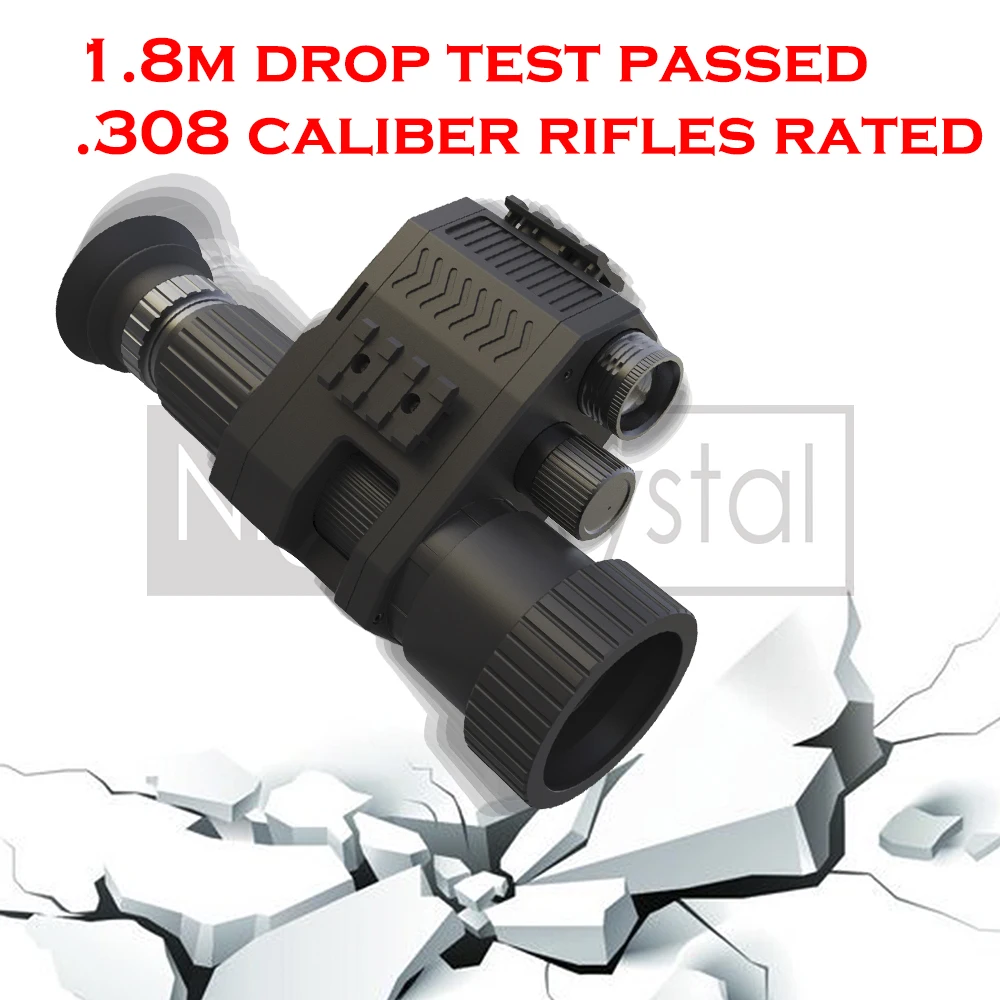 Hunting Trail Camera Trail Camera Monocular Night Vision Telescope Binoculars Night Vision Night Vision Scope Adapter Megaorei 4B Integrated Night Vision Scope Hunting Camera Monocular Clip on Attachment with Built-in 850nm Infrared IR Flashlight
