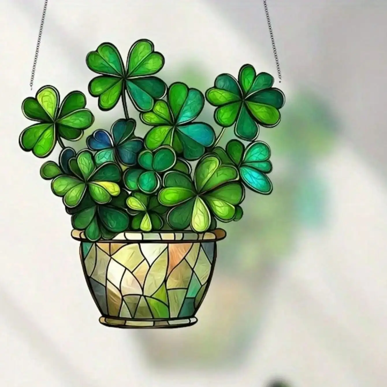 Lucky Clover Sun Catcher 2