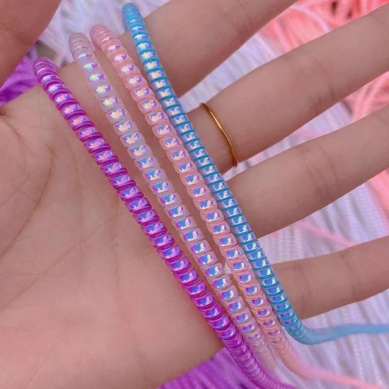 1.6m USB 충전 데이터 라인 케이블 보호기, 안티 브레이크 와이어 코드 보호 케이블 와인더 오거나이저 이어폰 데이터 보빈 와인더